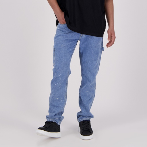 Carpenter homme avec taches de peinture en jeans - KARIM