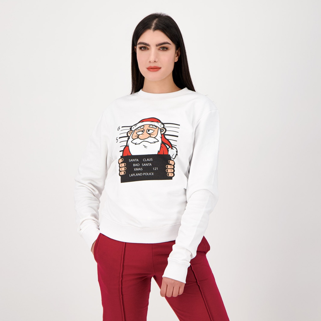 SWEAT NOEL UNISEXE SANTA CLAUS BAD SANTA