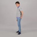 Jeans skinny garçon avec bande coté