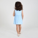 Robe polo bébé col claudine imprimé a pois