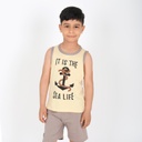 Ensemble garçon débardeur et short THE SEA LIFE