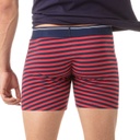 Boxer rayé homme en coton stretch