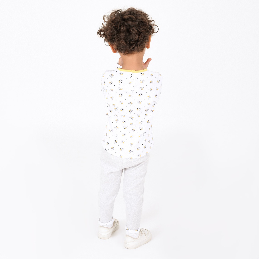 Pyjama bébé manches longues imprimé OURSON