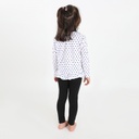 Pyjama fille manches longues avec volant LITTLE CUTIE