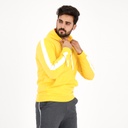 Hoodie homme avec bande contrastée