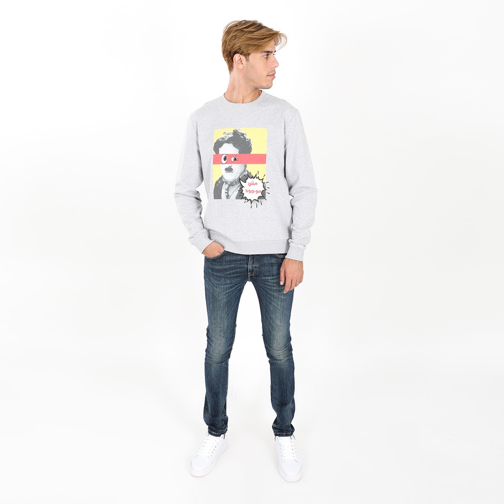 Sweat homme avec broderie موش موجود