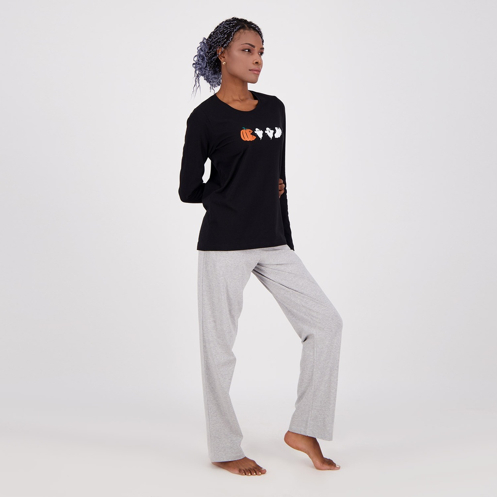 Pyjama femme manches longues HALLOWEEN