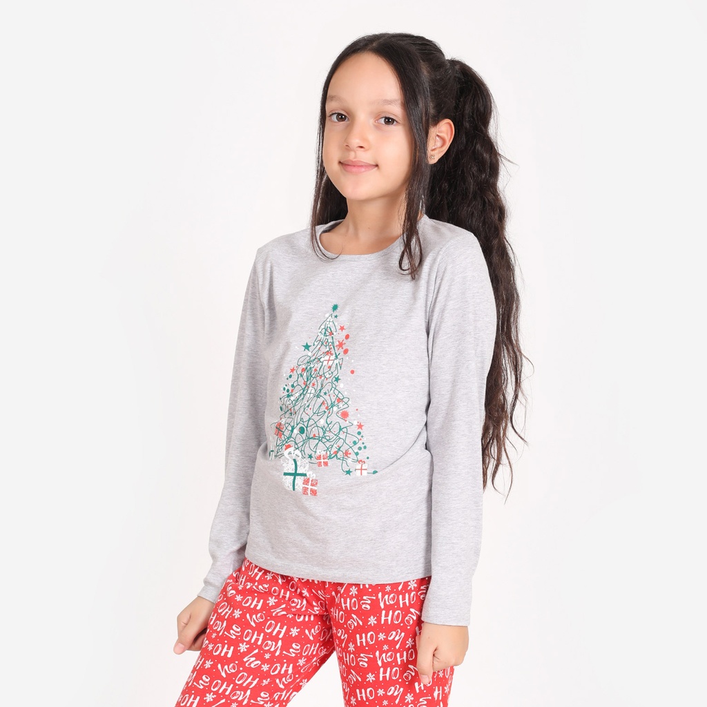 Pyjama fille manches longues SAPIN
