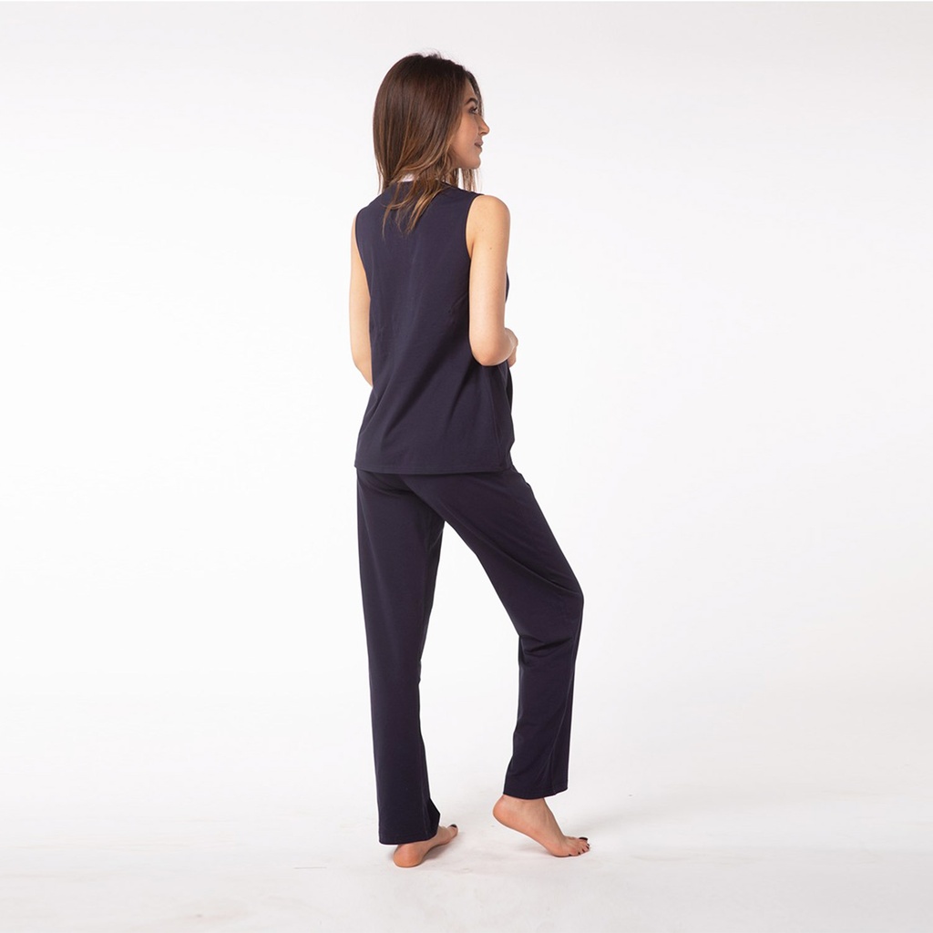 PYJA FEMME ENCEINTE DEBARDEUR+PANTALON