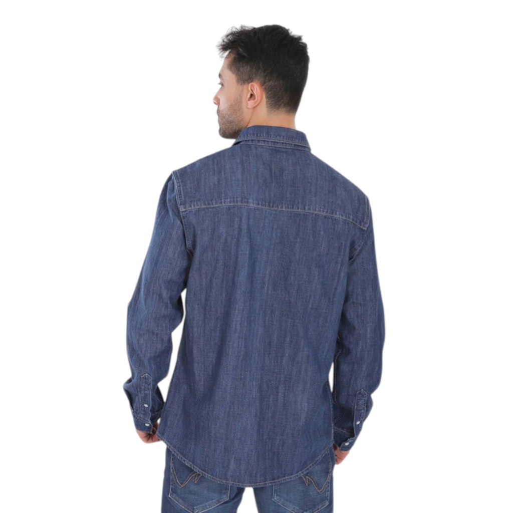 Chemise western homme en jeans  -SHEMS