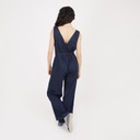 Combinaison col V femme en jeans - TAMARA