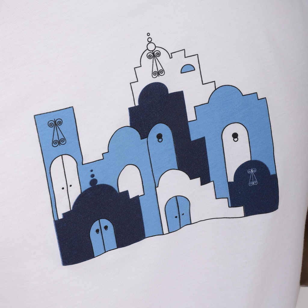 T-shirt homme manches courtes avec découpes et poche plaquée SIDI BOU SAID