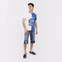 T-shirt homme manches courtes bi-couleurs SIDI BOU SAID AUTHENTIC