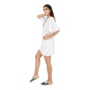 Cache maillot femme avec cordon de serrage