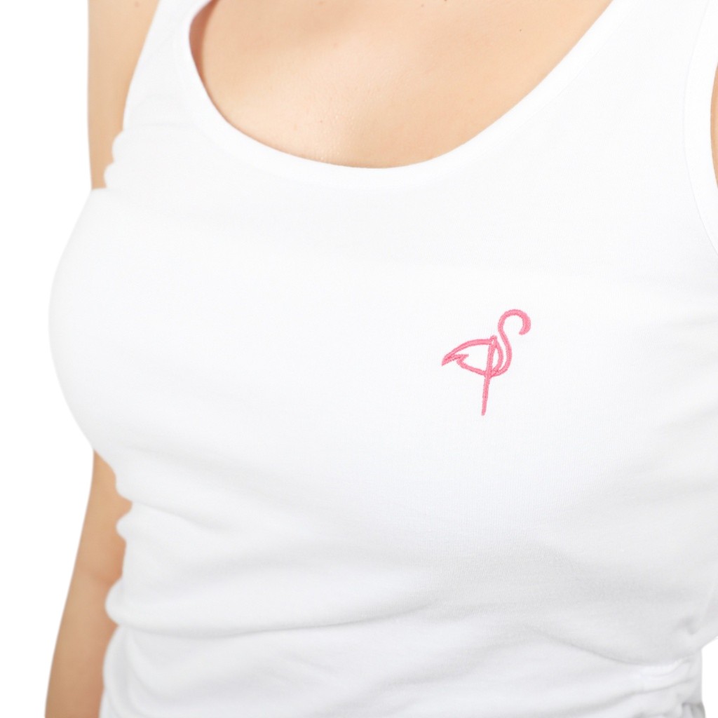 Débardeur femme avec cordon de serrage