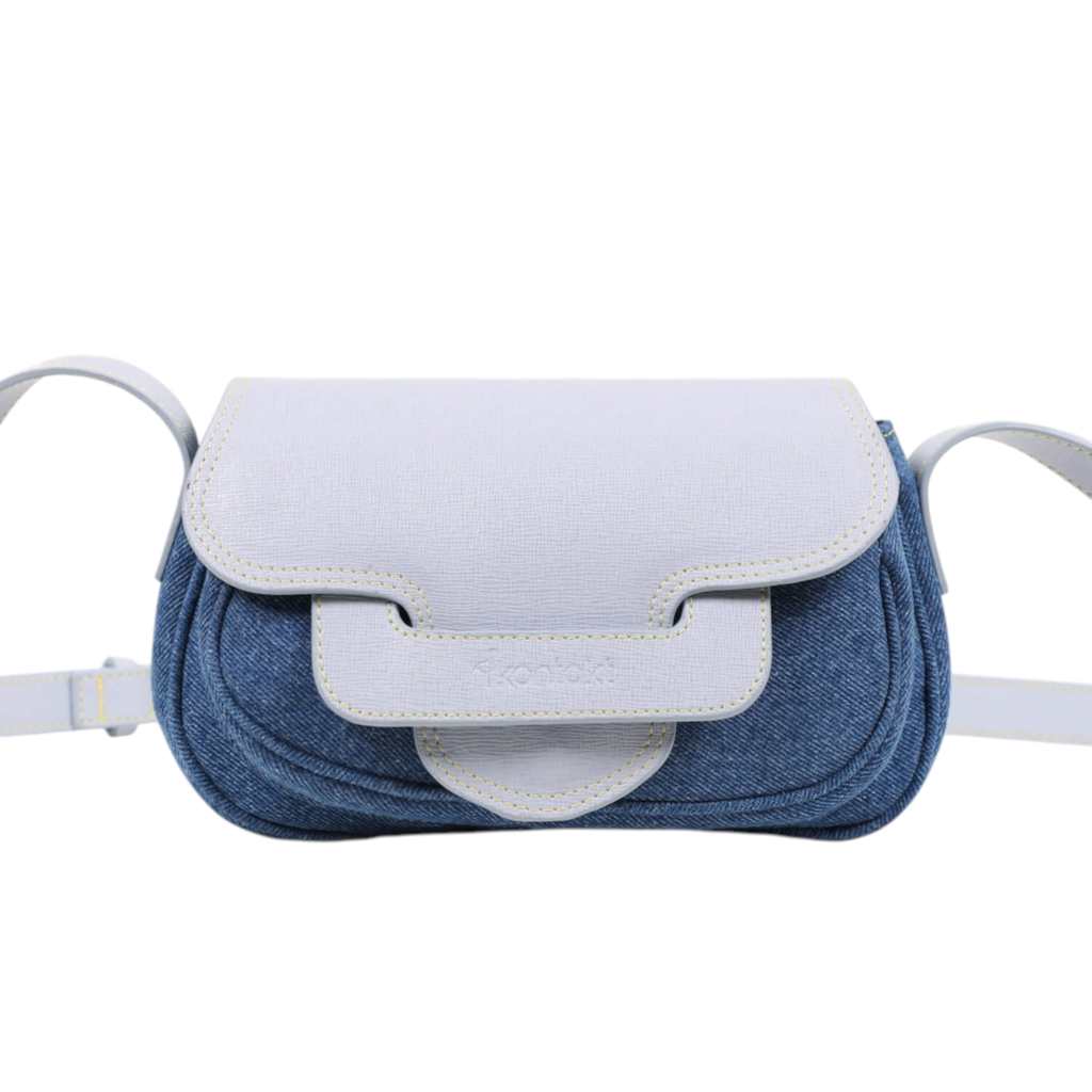 Sac bandouiliére en jeans - SAGHIRA