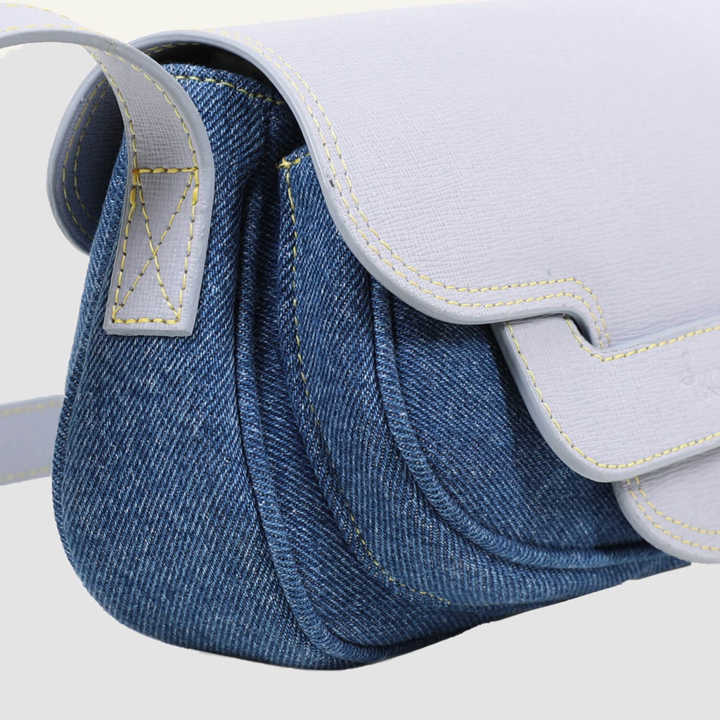 Sac bandouiliére en jeans - SAGHIRA