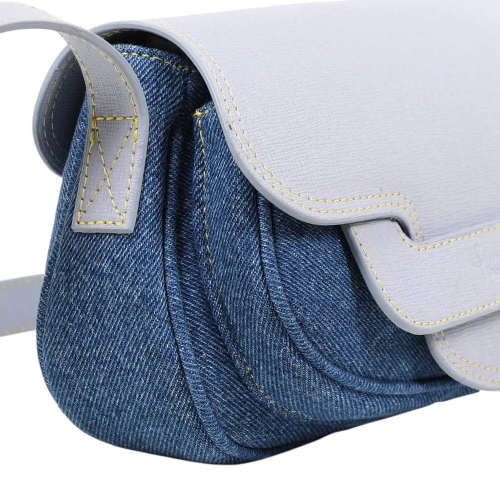 Sac bandouiliére en jeans - SAGHIRA