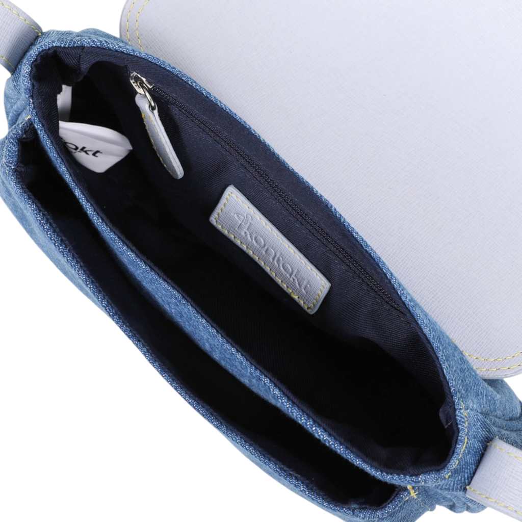 Sac bandouiliére en jeans - SAGHIRA