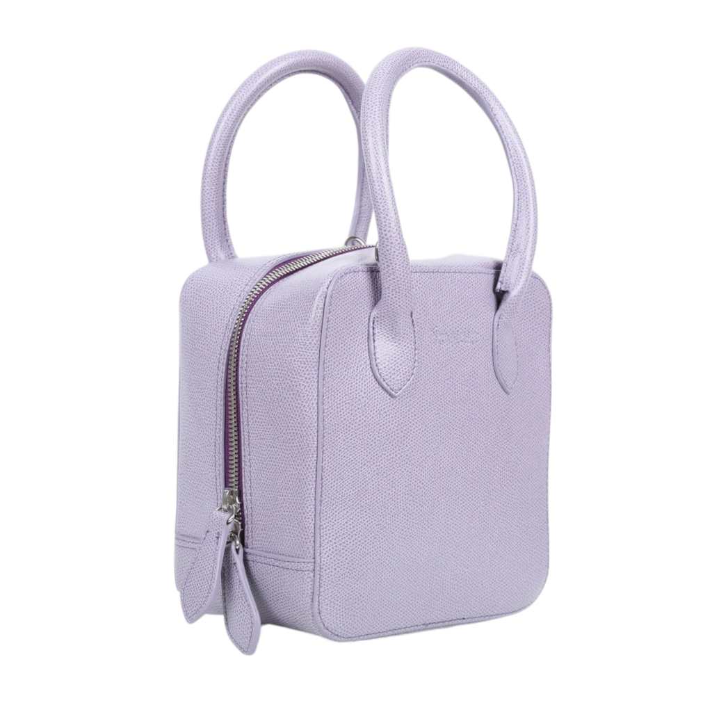 Sac carré bandoulière en cuir - DONIA