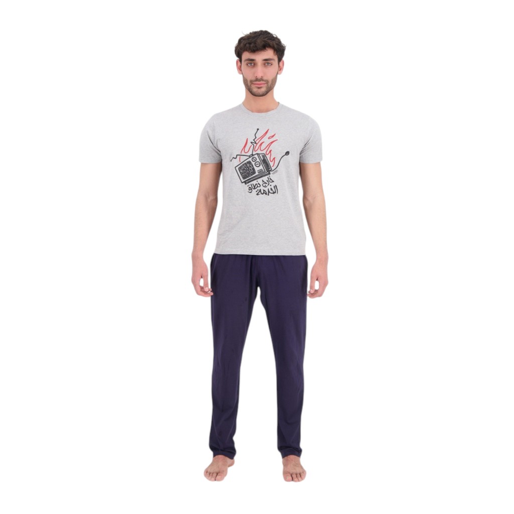 Pyjama homme manches courtes خارج نطاق الخدمة