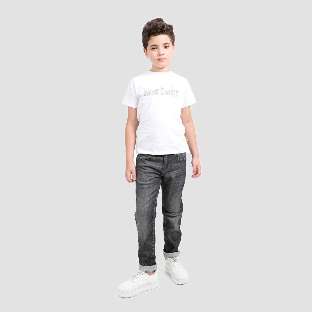 T-shirt unisexe enfant manches courtes COLORIAGE TIGRE