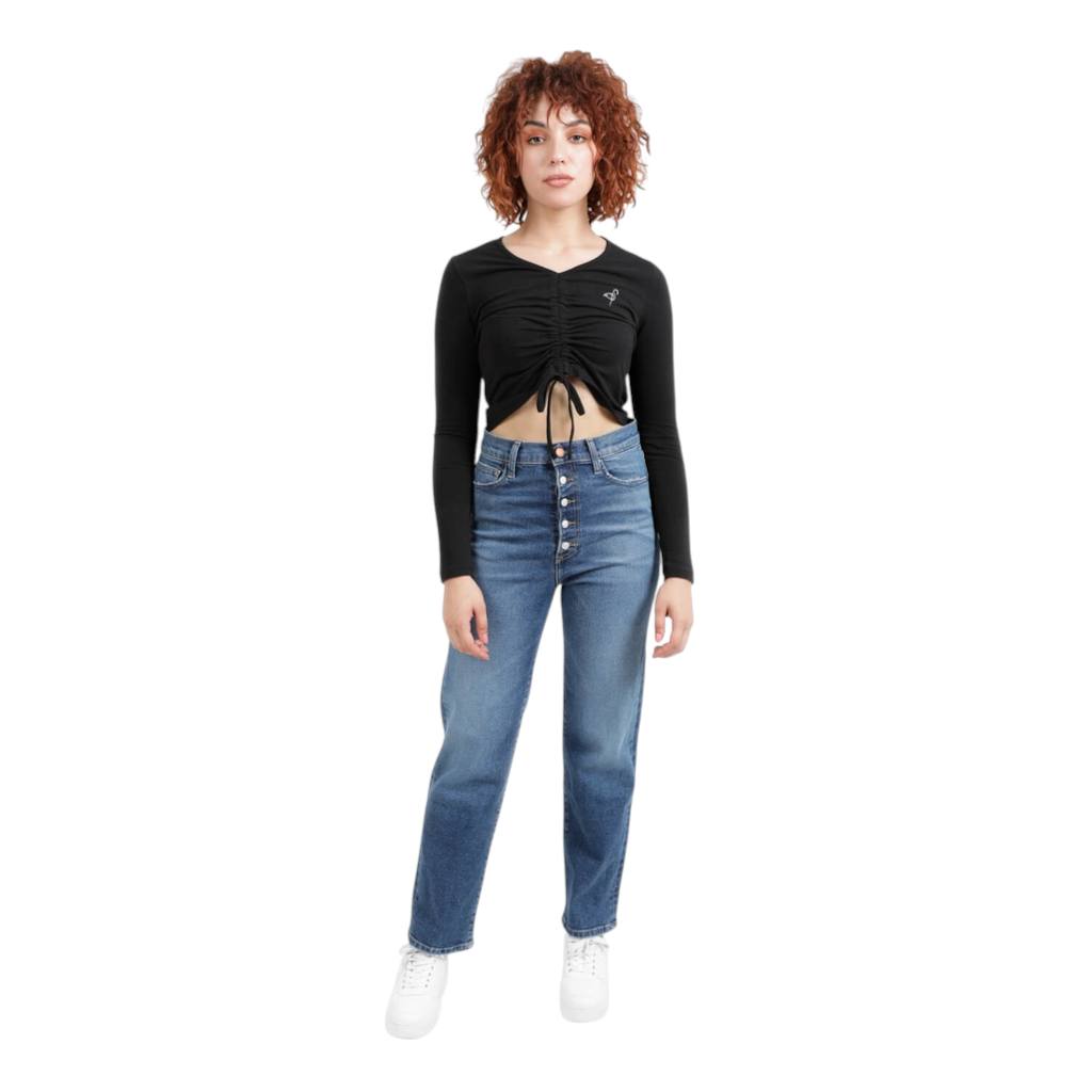 Ribcage jeans femme-RAYA