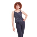 Ensemble femme bretelle et pantalon IMPRIME ETOILE