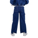 Cargo jeans fille