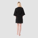 Ensemble femme nuisette et peignoir avec dentelle