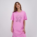 Robe maxi femme manches courtes avec fentes MARIE ANTOINETTE