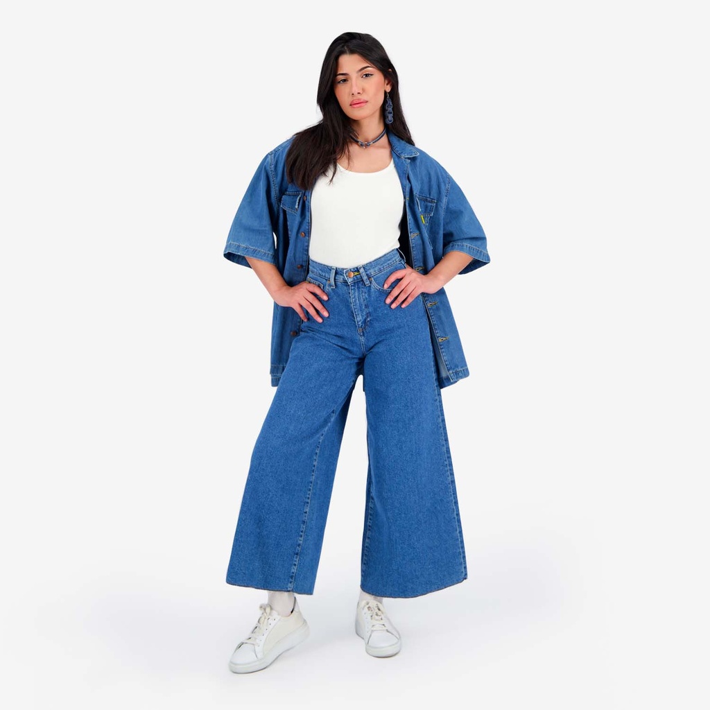 Chemise homme manches courtes en jeans - SHOKRI