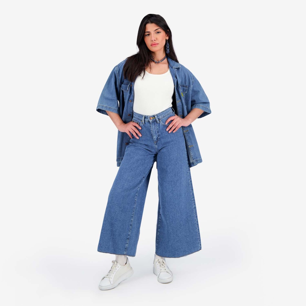 Chemise homme manches courtes en jeans - SHOKRI