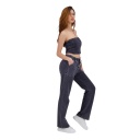 Top délavé femme sans bretelles