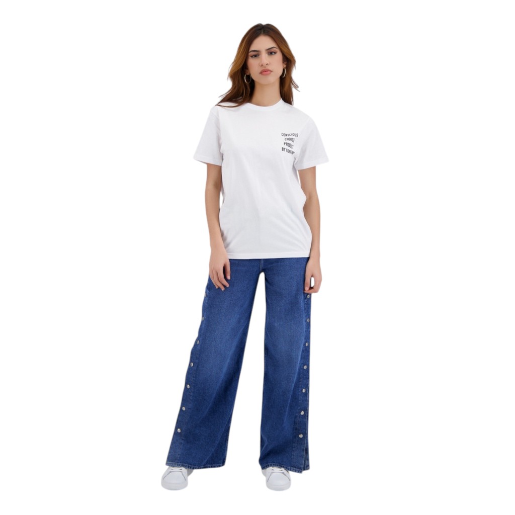 T-shirt unisexe manches courtes SAVE WATER SAVE LIFE