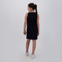 Robe fille sans manches en jeans
