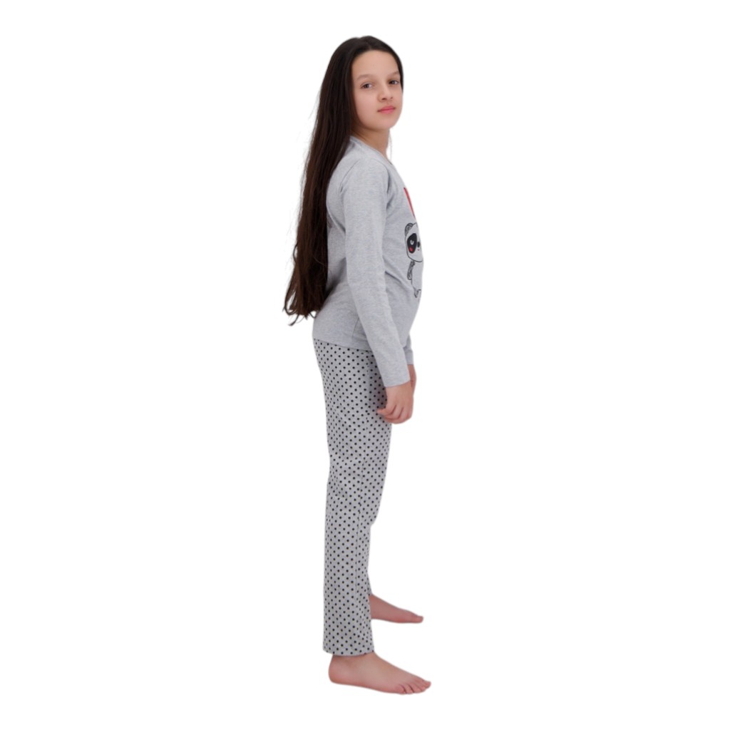 Pyjama fille manches longues PANDA