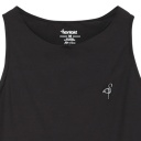 Top femme sans manches avec broderie