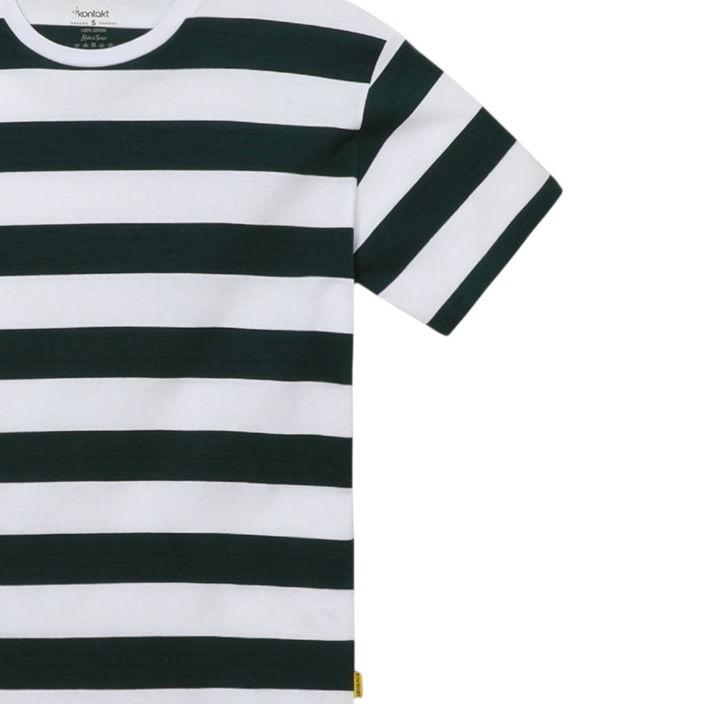 T-shirt oversized rayé femme manches courtes