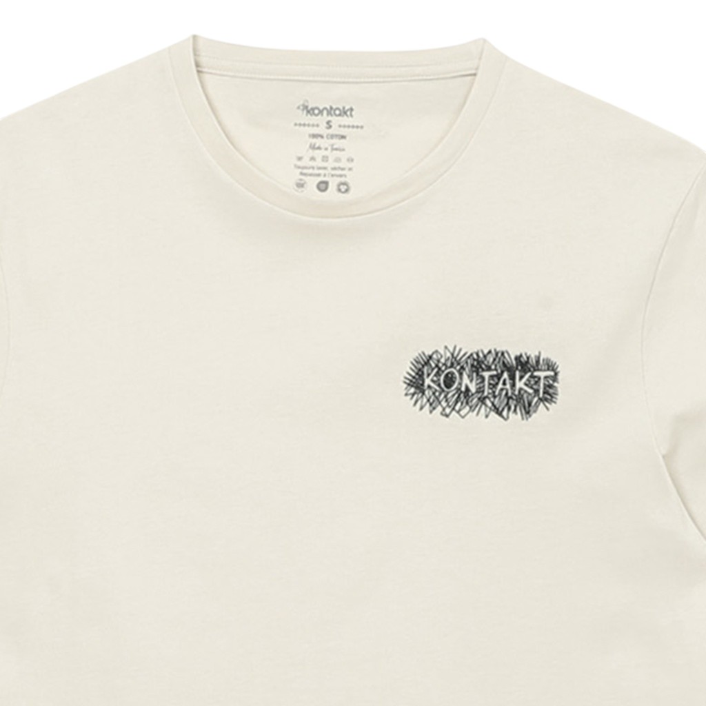 T-shirt unisexe manches courtes KONTAKT EFFILOCHÉ