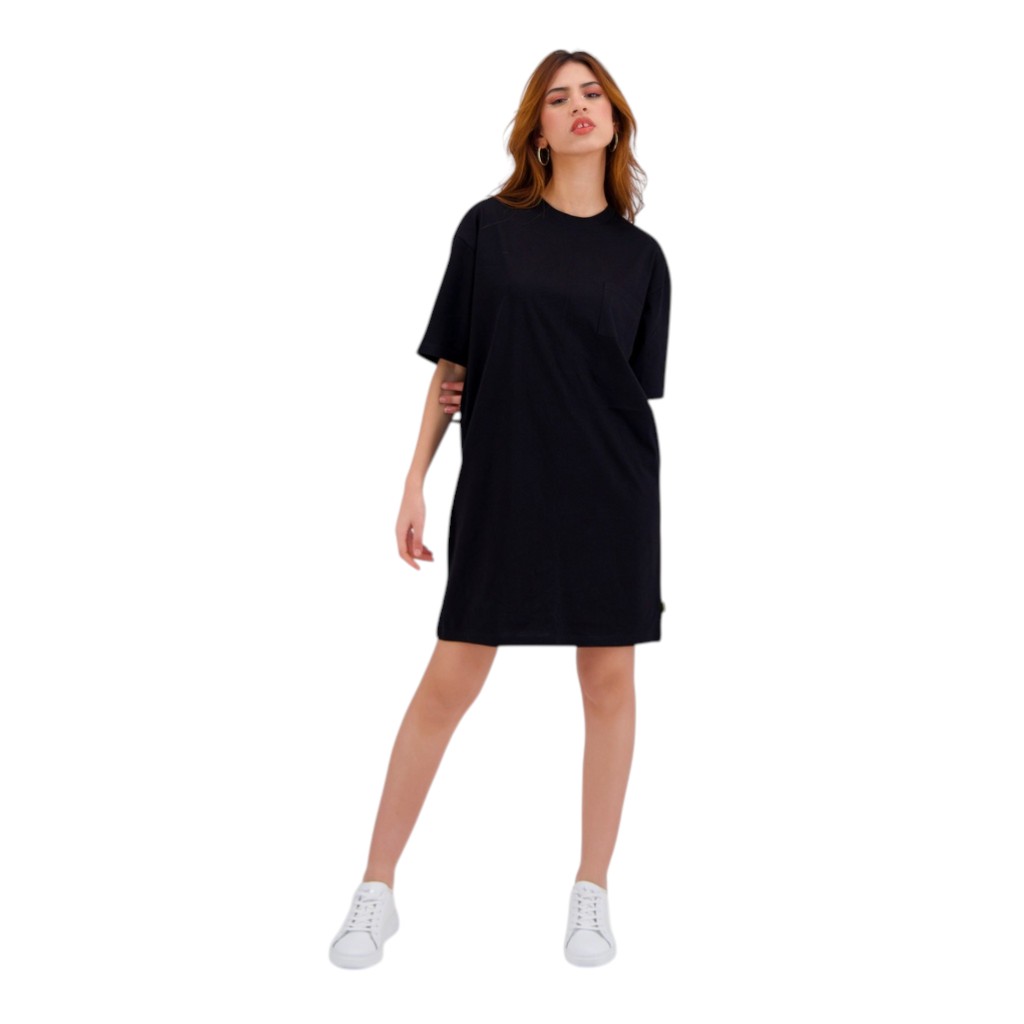 Robe t-shirt femme avec poche poitrine زينة و عزيزة