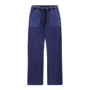 Jogger délavé jambe droite femme avec poches plaquées