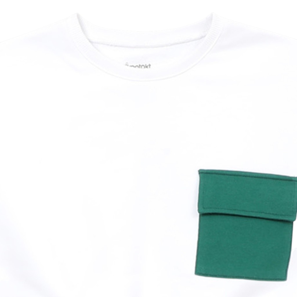 Sweat crop femme sans manches avec poche contrasté et cord stopper