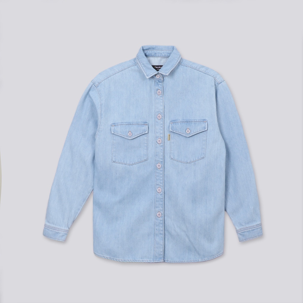Chemise oversized femme en jeans- SHER