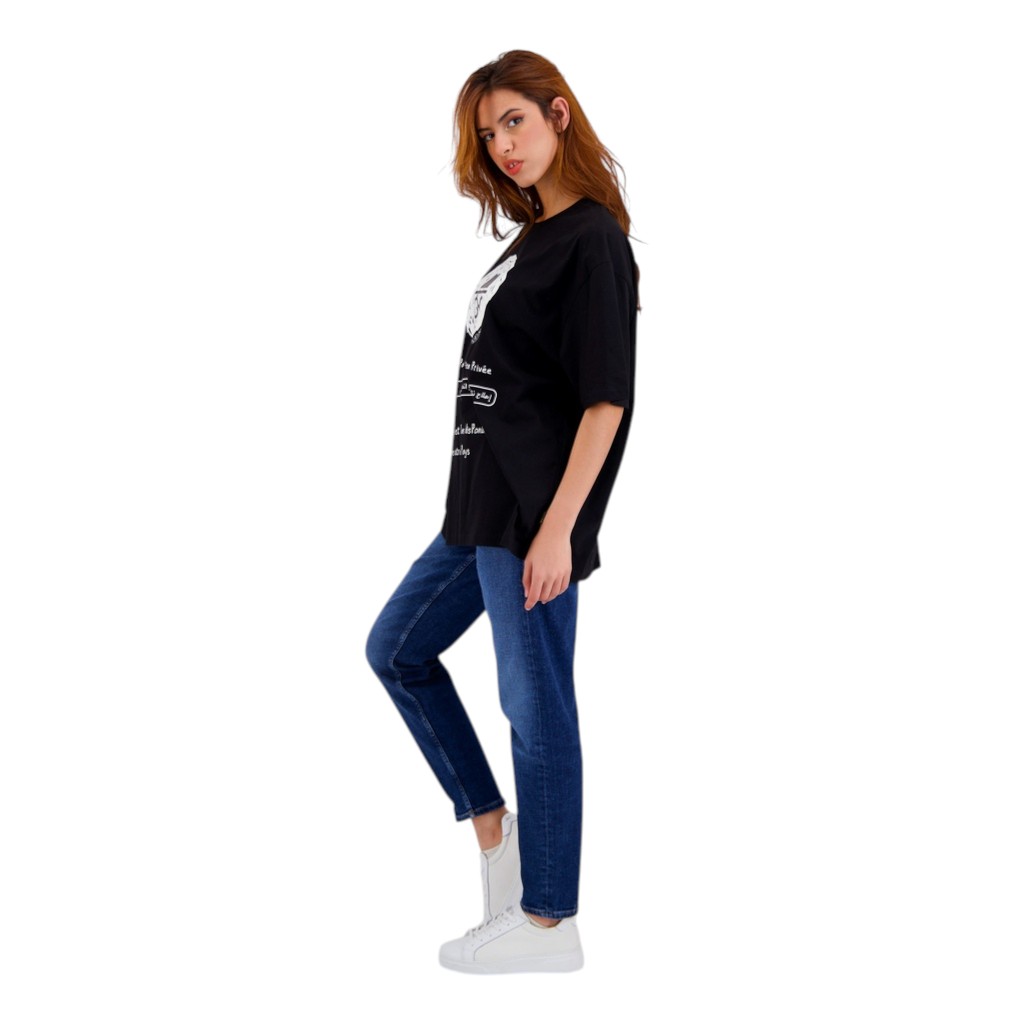 T-shirt oversized unisexe adulte manches courtes EDUCATION SYSTEM