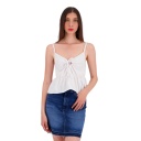 Top femme avec volant