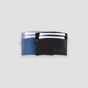 Porte carte en jeans et cuir