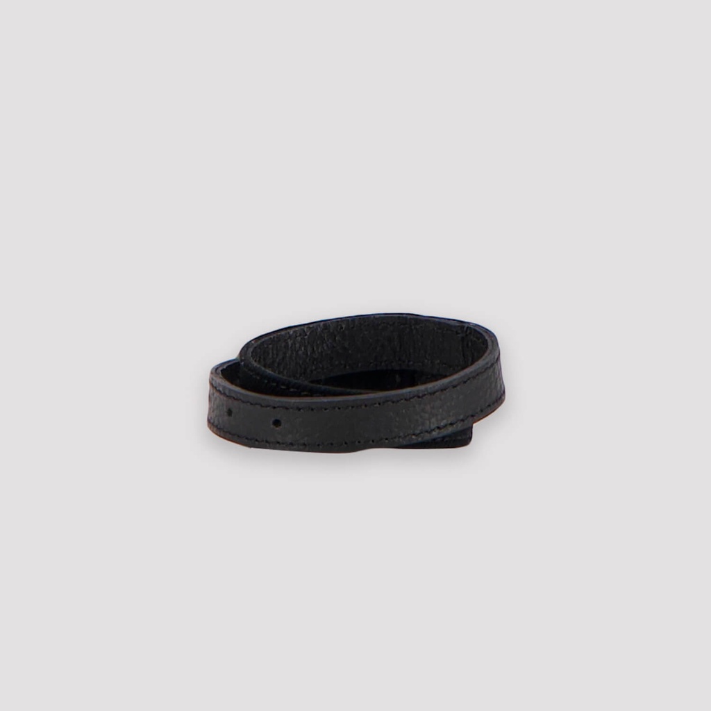 Bracelet unisex en cuir et denim