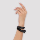 Bracelet unisex en cuir et denim