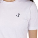 Robe midi femme manches courtes bi-matières